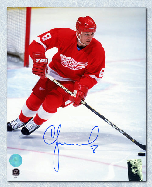 Igor Larionov Detroit Red Wings Autographed Hockey Professor 8x10 Photo | AJ Sports.