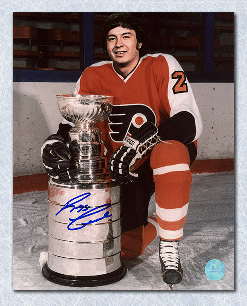 Reggie Leach Philadelphia Flyers Autographed Stanley Cup 8x10 Photo | AJ Sports.
