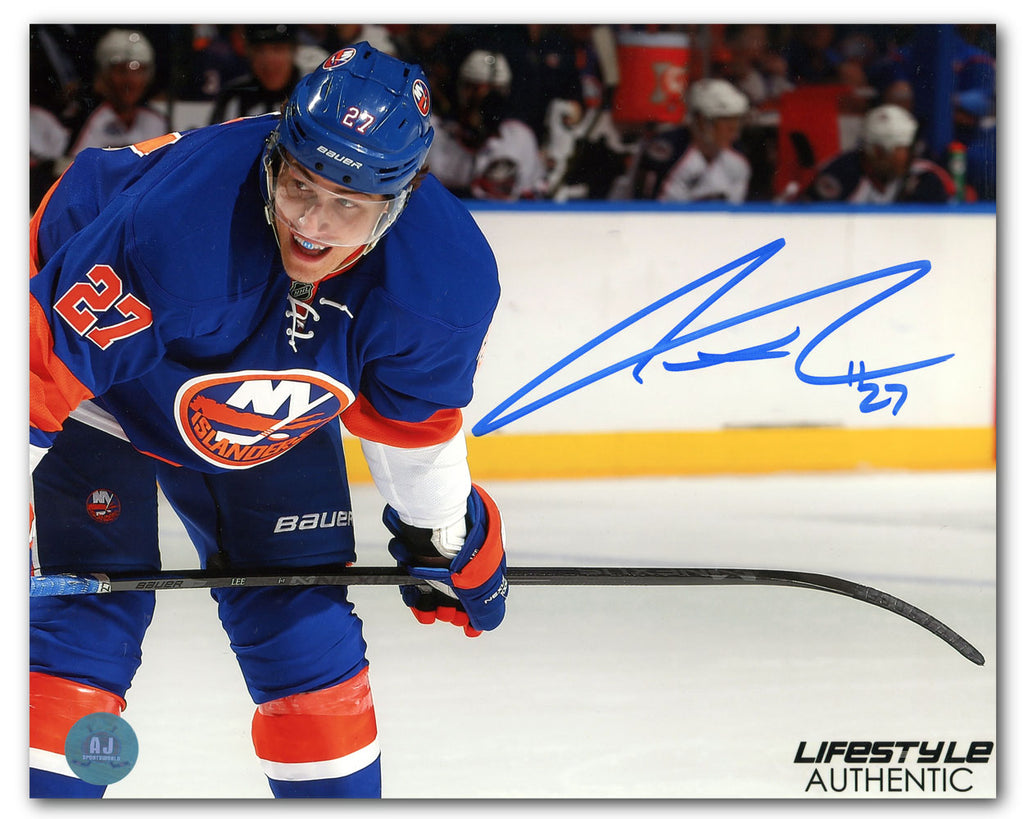Anders Lee New York Islanders Signed Close-Up  8x10 Photo | AJ Sports.