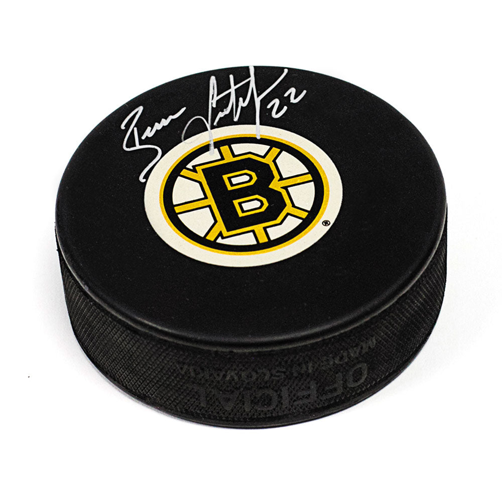Brian Leetch Boston Bruins Autographed Hockey Puck | AJ Sports.