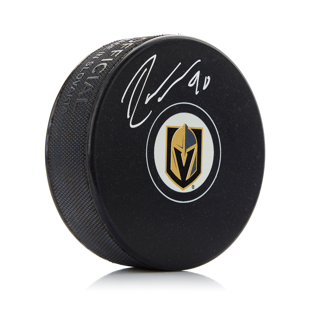 Robin Lehner Vegas Golden Knights Autographed Hockey Puck | AJ Sports.