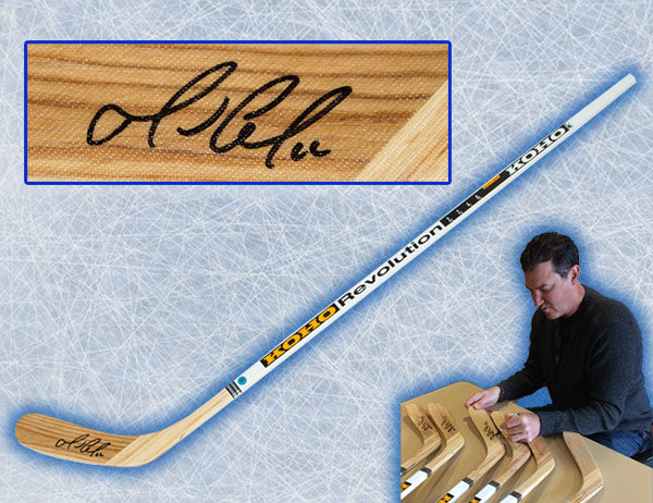 Mario Lemieux Pittsburgh Penguins Autographed KOHO Revolution Hockey Stick | AJ Sports.