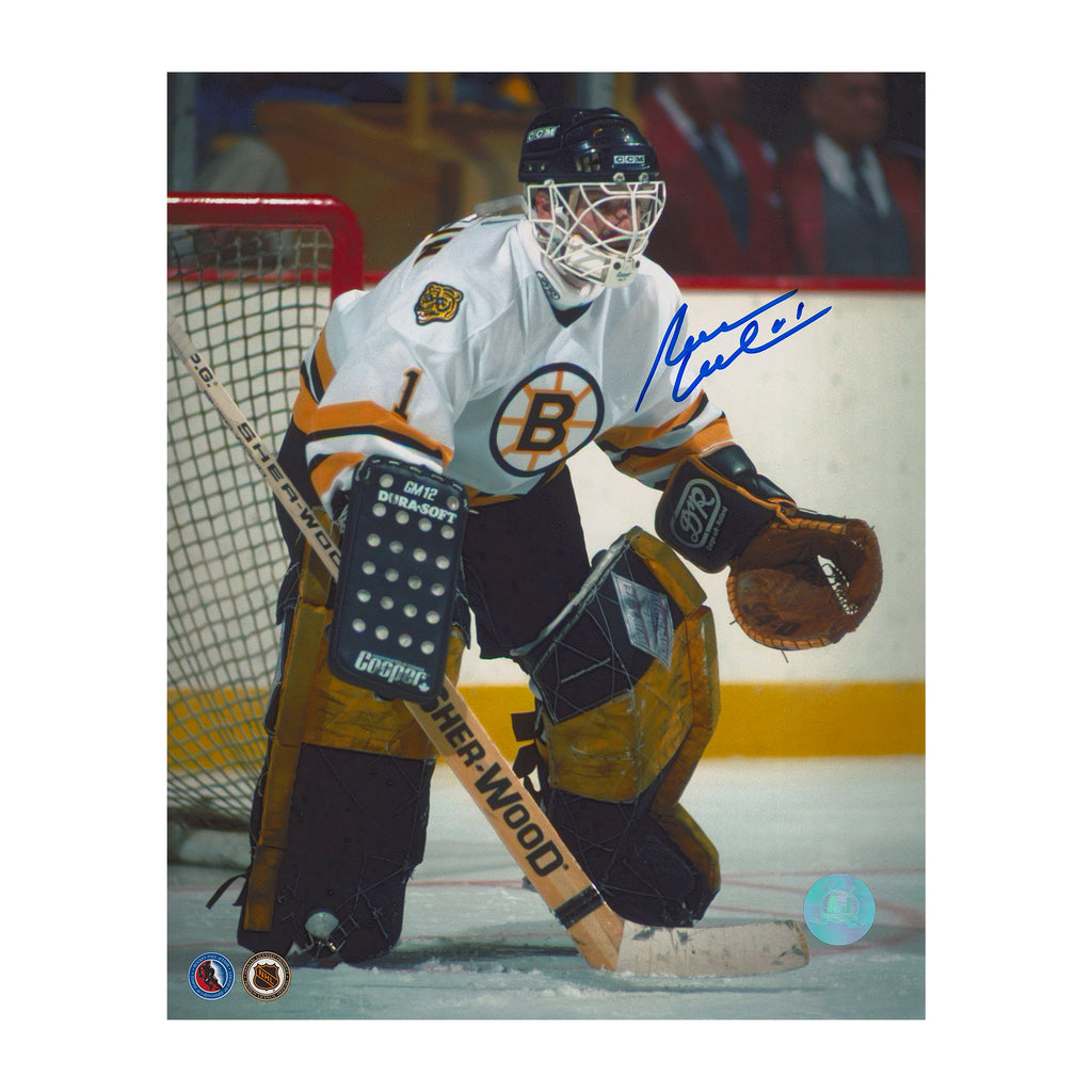 Reggie Lemelin Boston Bruins Autographed In-Goal 8x10 Photo | AJ Sports.