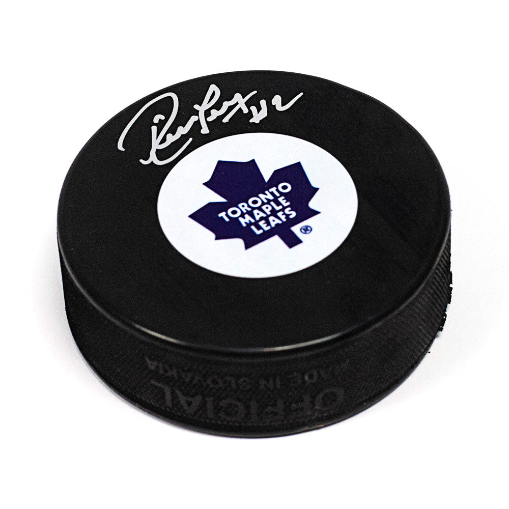 Rick Ley Toronto Maple Leafs Autographed Hockey Puck | AJ Sports.