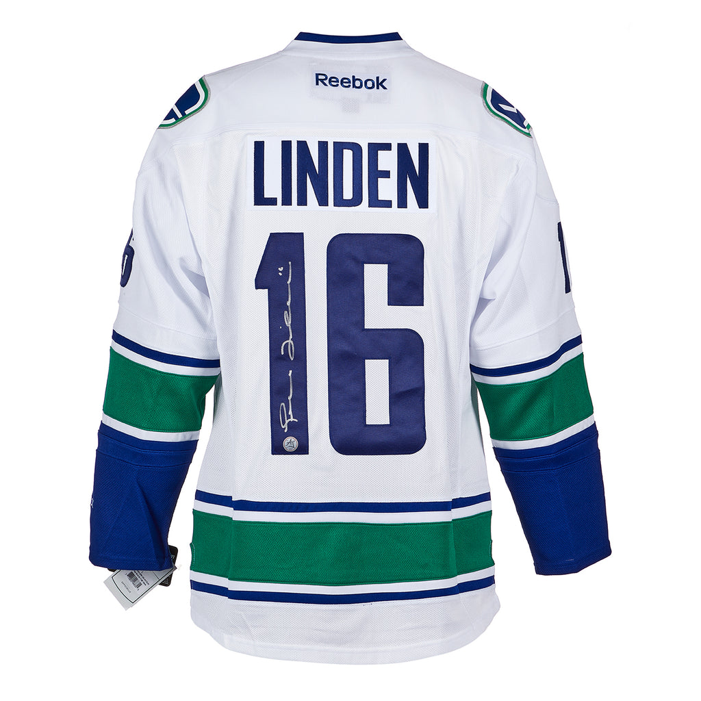 Trevor Linden Autographed Vancouver Canucks adidas Pro Jersey - NHL Auctions