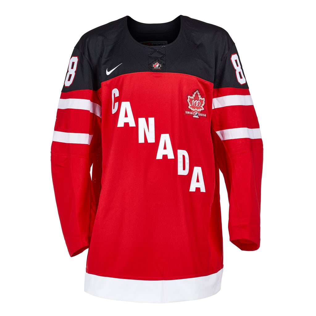 Eric Lindros Team Canada Signed 100th Anniversary Nike Jersey | AJ Sports.