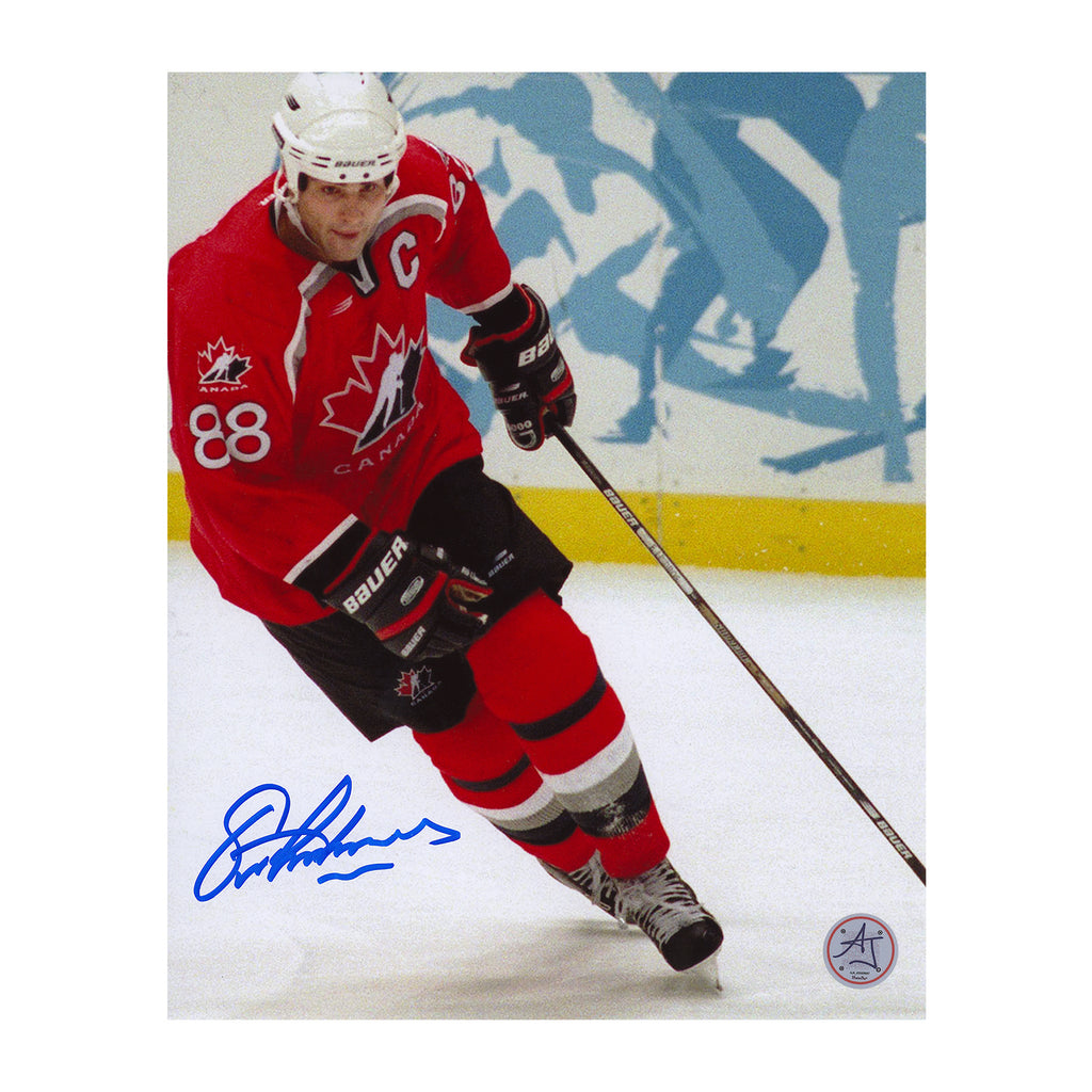 Eric Lindros Team Canada Signed 1998 Olympic 8x10 Photo | AJ Sports.