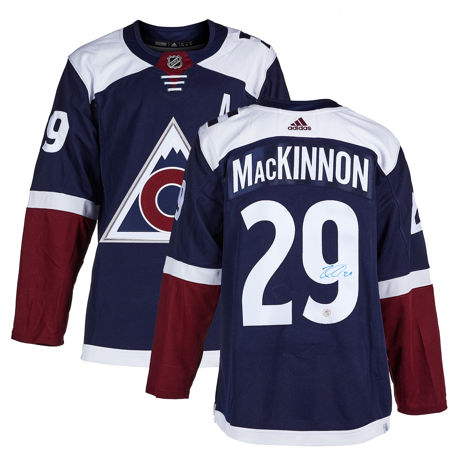 Nathan MacKinnon Signed Colorado Avalanche White Adidas Jersey - NHL  Auctions