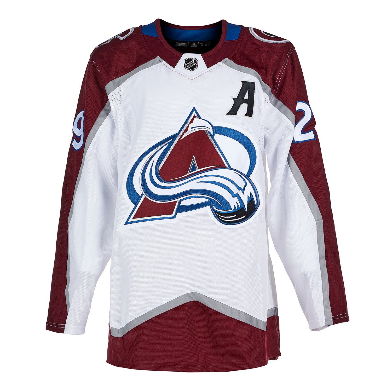 AJ Sports Nathan Mackinnon Signed Colorado Avalanche White