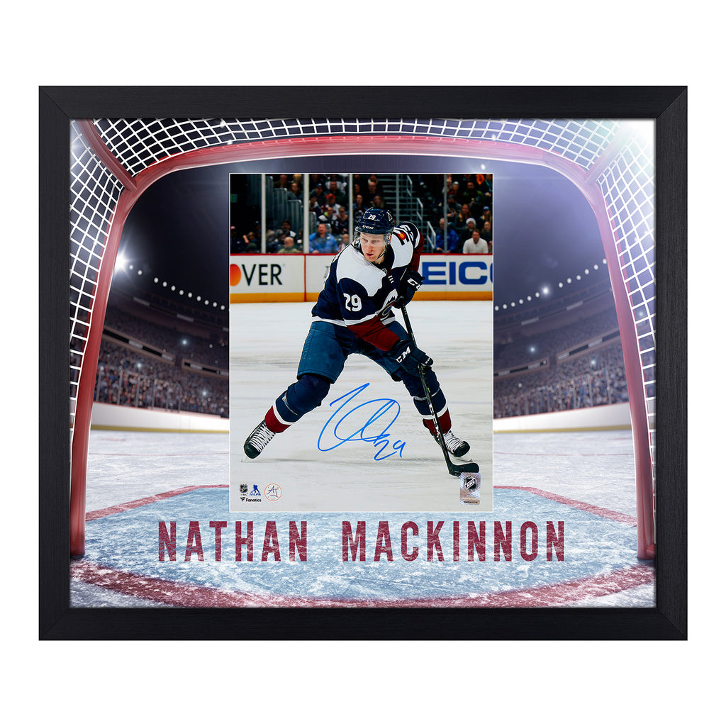 Nathan MacKinnon Signed 2015-17 Colorado Avalanche Burgundy