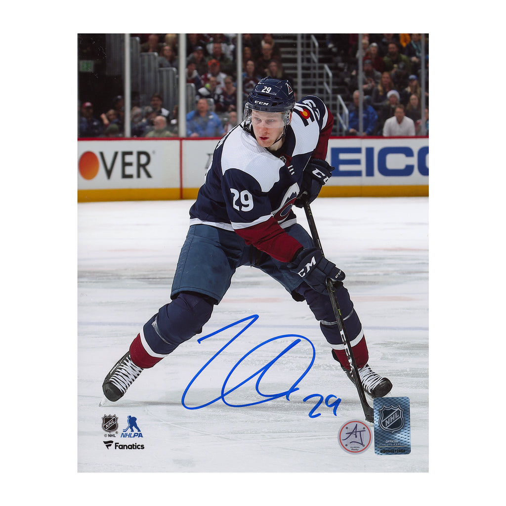 NATHAN MACKINNON Autographed Avalanche Reverse Retro Authentic Jersey  FANATICS - Game Day Legends
