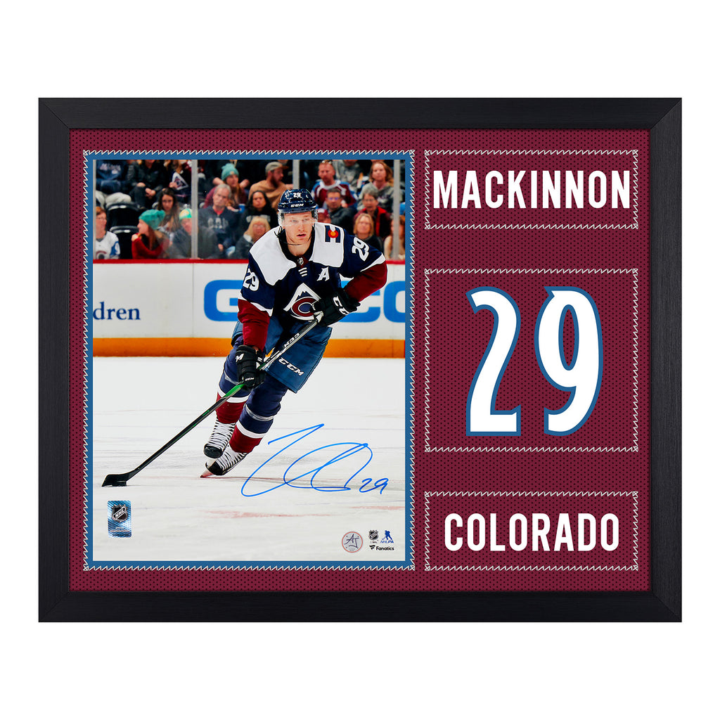 NATHAN MACKINNON Autographed Avalanche Reverse Retro Authentic Jersey  FANATICS - Game Day Legends