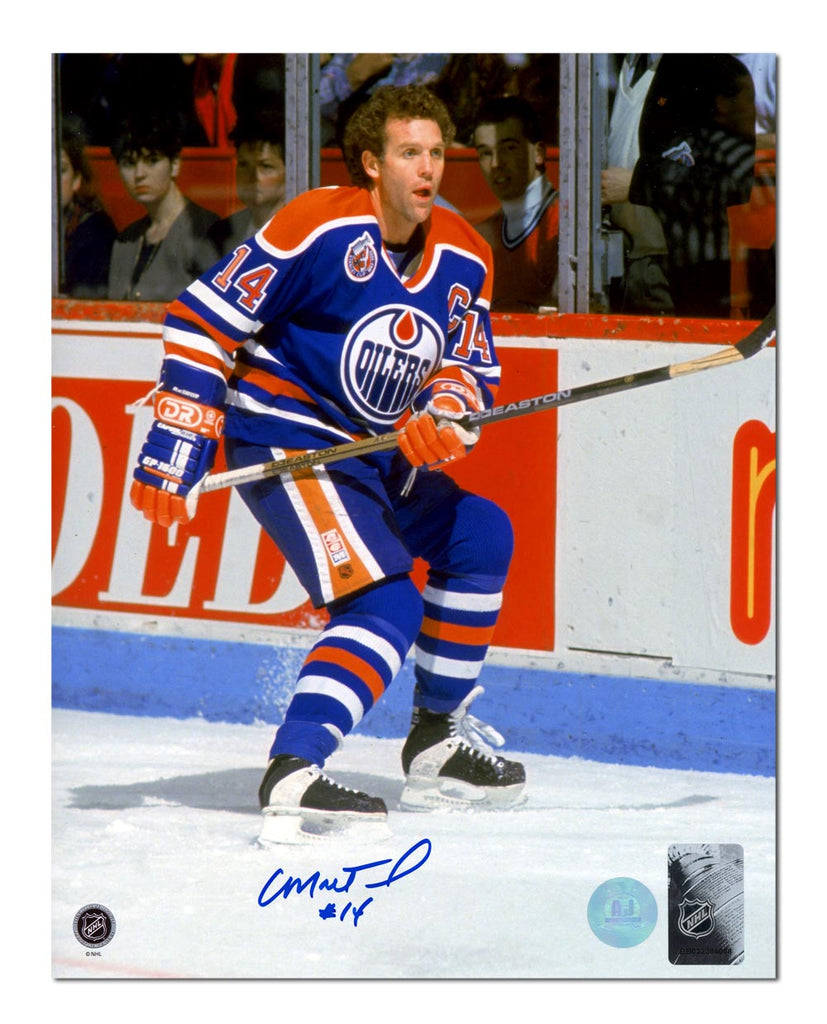 Craig MacTavish Edmonton Oilers Autographed Hockey Captain 8x10 Photo | AJ Sports.