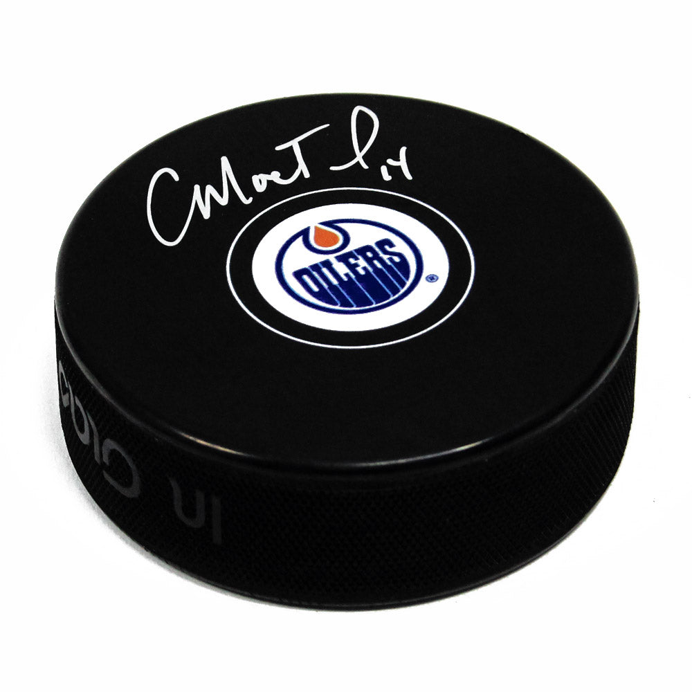 Craig MacTavish Edmonton Oilers Autographed Hockey Puck | AJ Sports.