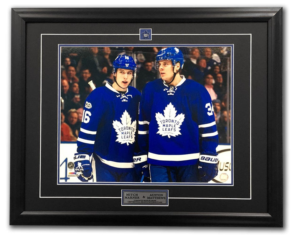 Mitch Marner & Auston Matthews Toronto Maple Leafs Young Stars 26x32 Frame | AJ Sports.