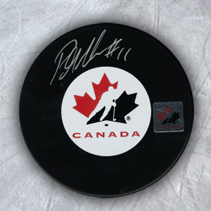 Patrick Marleau Team Canada Autographed Olympic Hockey Puck | AJ Sports.