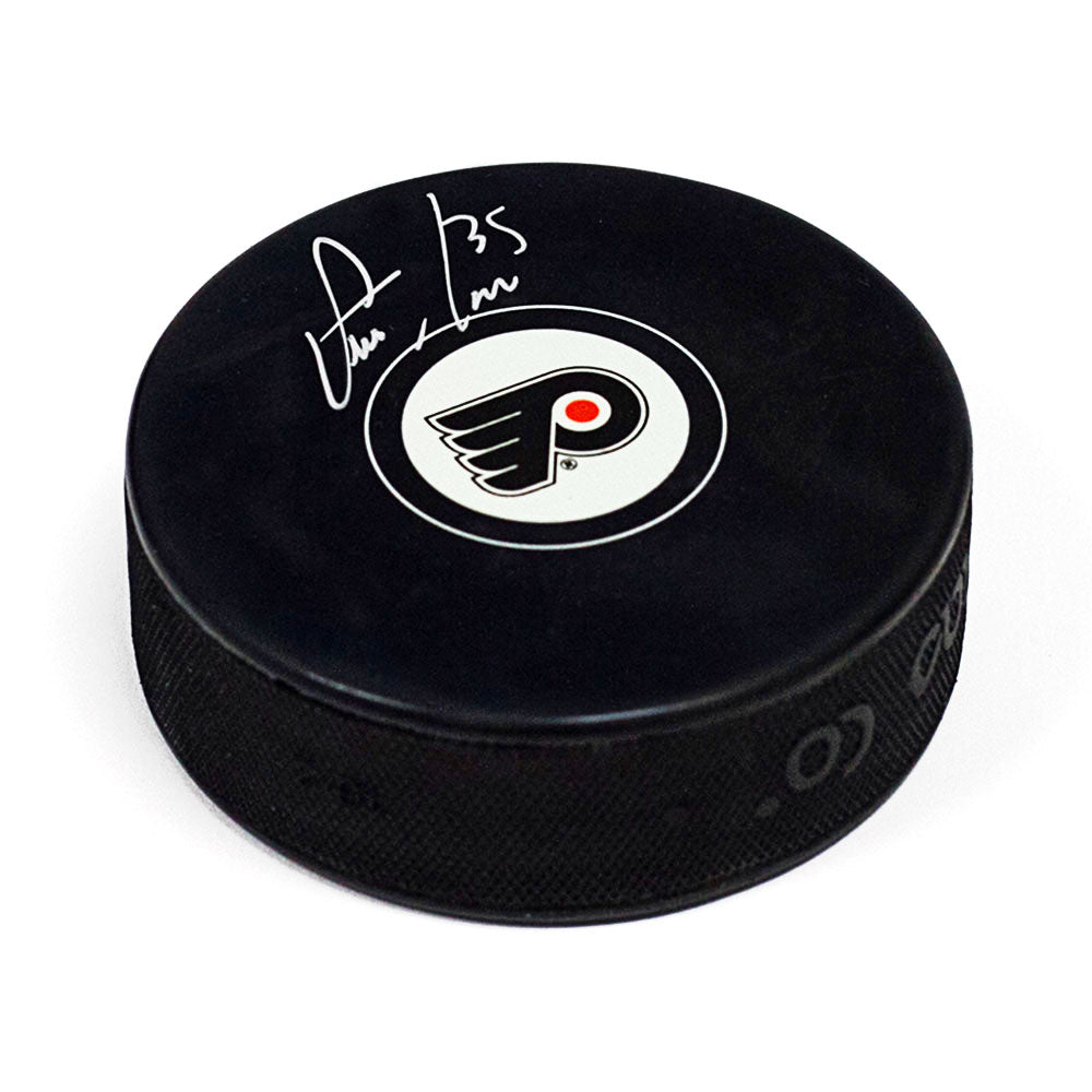 Steve Mason Philadelphia Flyers Autographed Hockey Puck | AJ Sports.