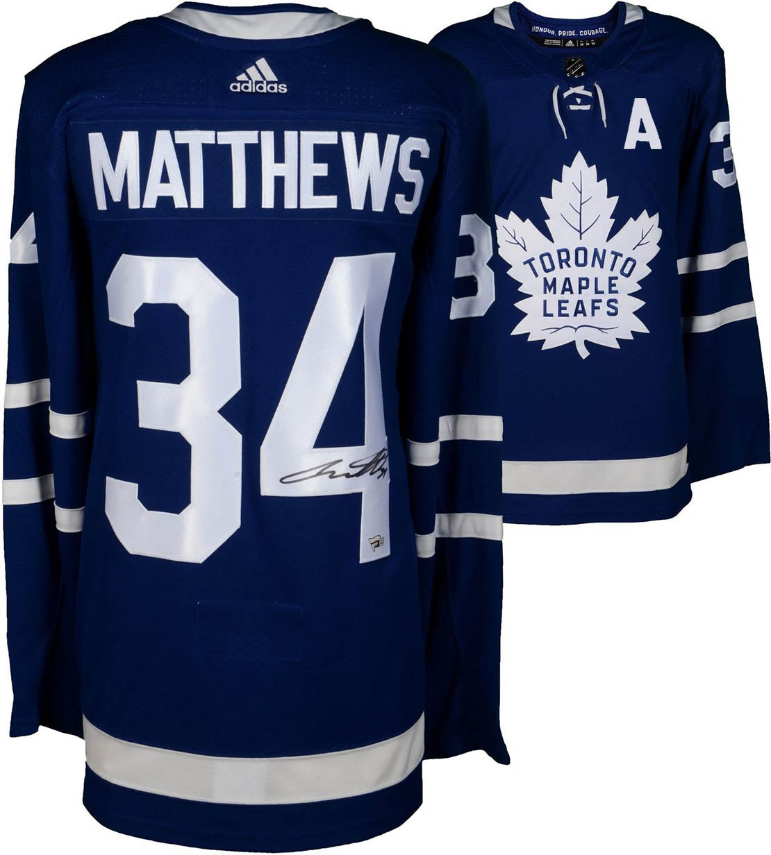 Auston Matthews Signed Maple Leafs Jersey (Fanatics Hologram
