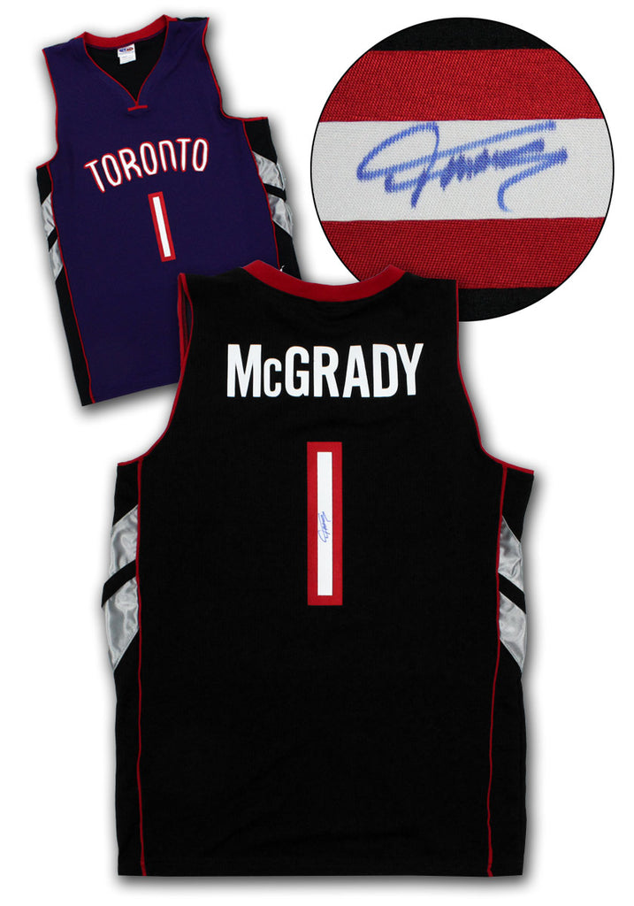 Tracy McGrady Toronto Raptors Signed Basketball Jersey | AJ Sports.