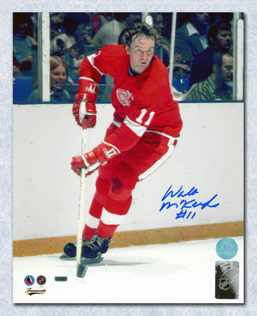 Walt Mckechnie Detroit Red Wings Signed Hockey 8x10 Photo | AJ Sports.