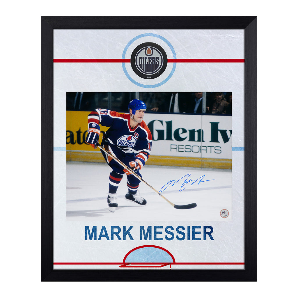 Mark Messier Autographed Signed Framed New York Rangers Jersey 