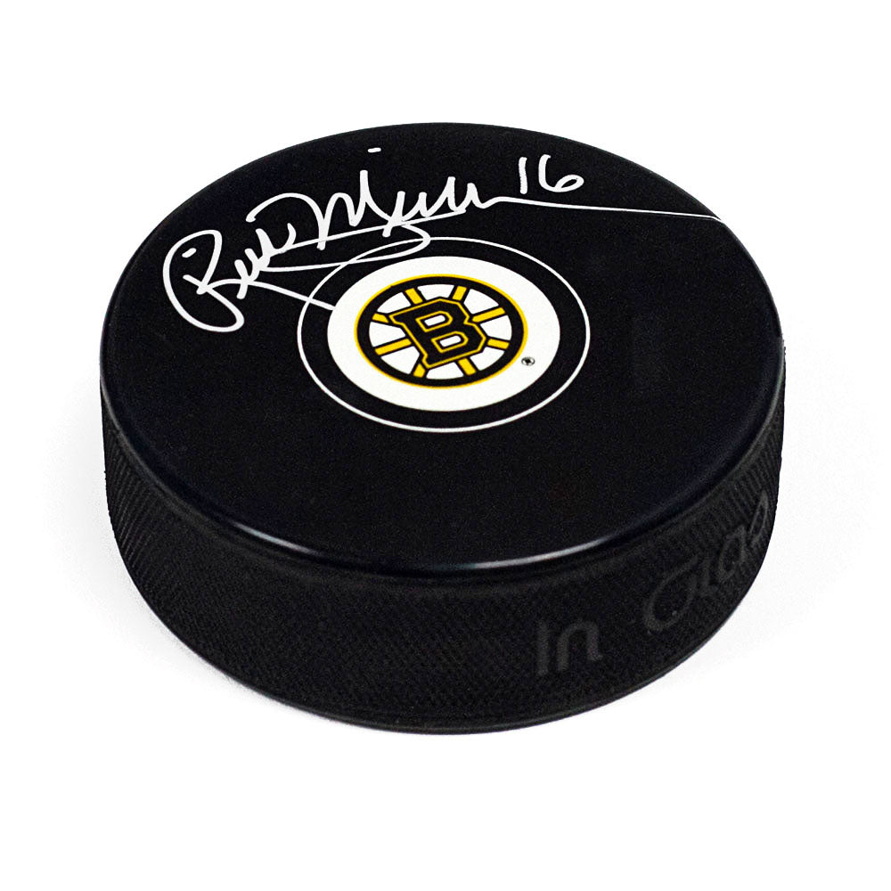Rick Middleton Boston Bruins Autographed Hockey Puck | AJ Sports.