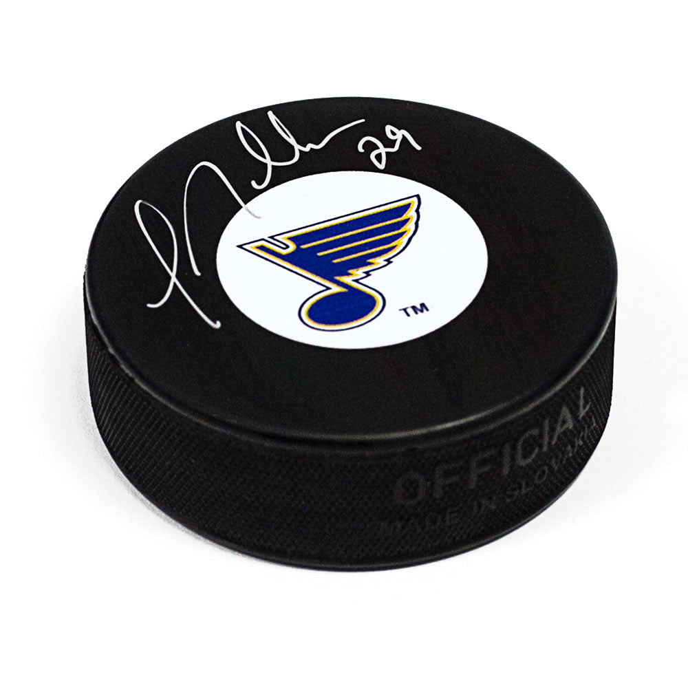Greg MIllen St Louis Blues Autographed Autographed Hockey Puck | AJ Sports.