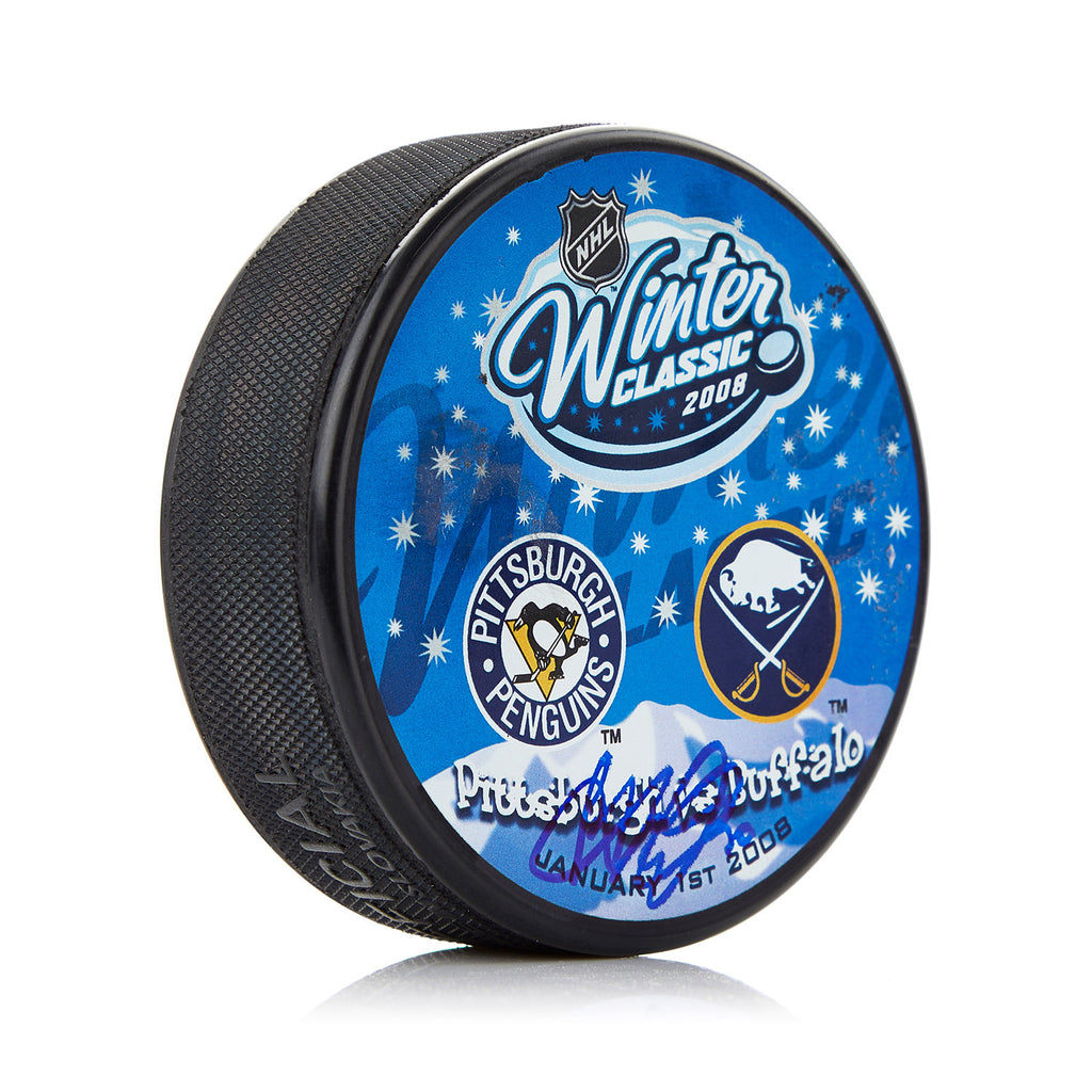 Ryan Miller Buffalo Sabres Signed 2008 Winter Classic Puck | AJ Sports.