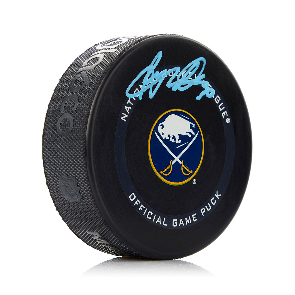 Ryan Miller Buffalo Sabres Signed Official Game Puck | AJ Sports.