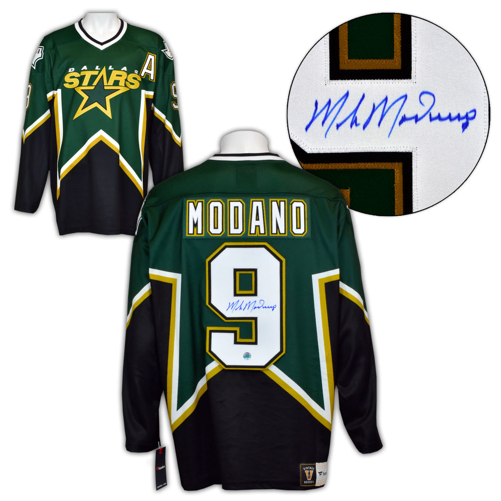 Mike Modano Minnesota North Stars Autographed Signed Playmaker