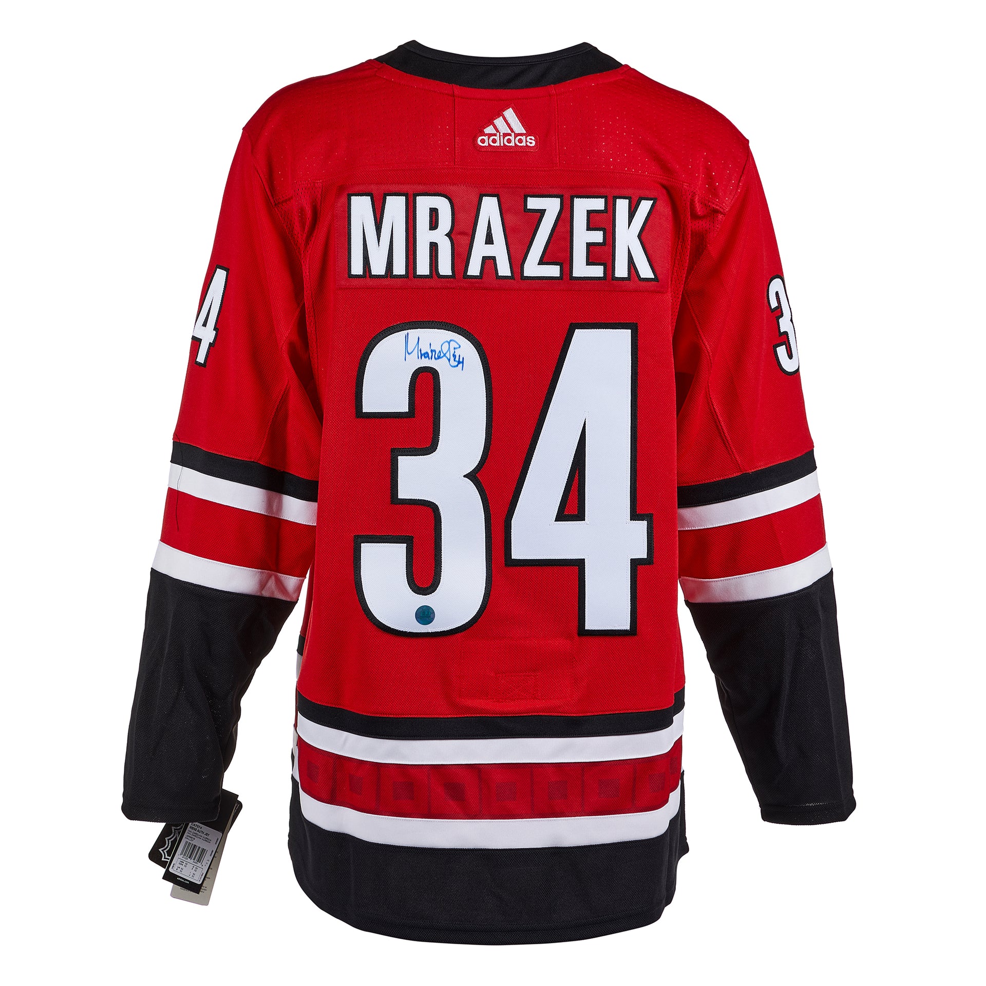 AJ Sports Petr Mrazek Autographed Carolina Hurricanes adidas Jersey