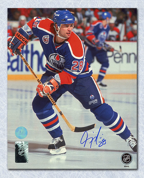 Craig Muni Edmonton Oilers Autographed Hockey 8x10 Photo | AJ Sports.