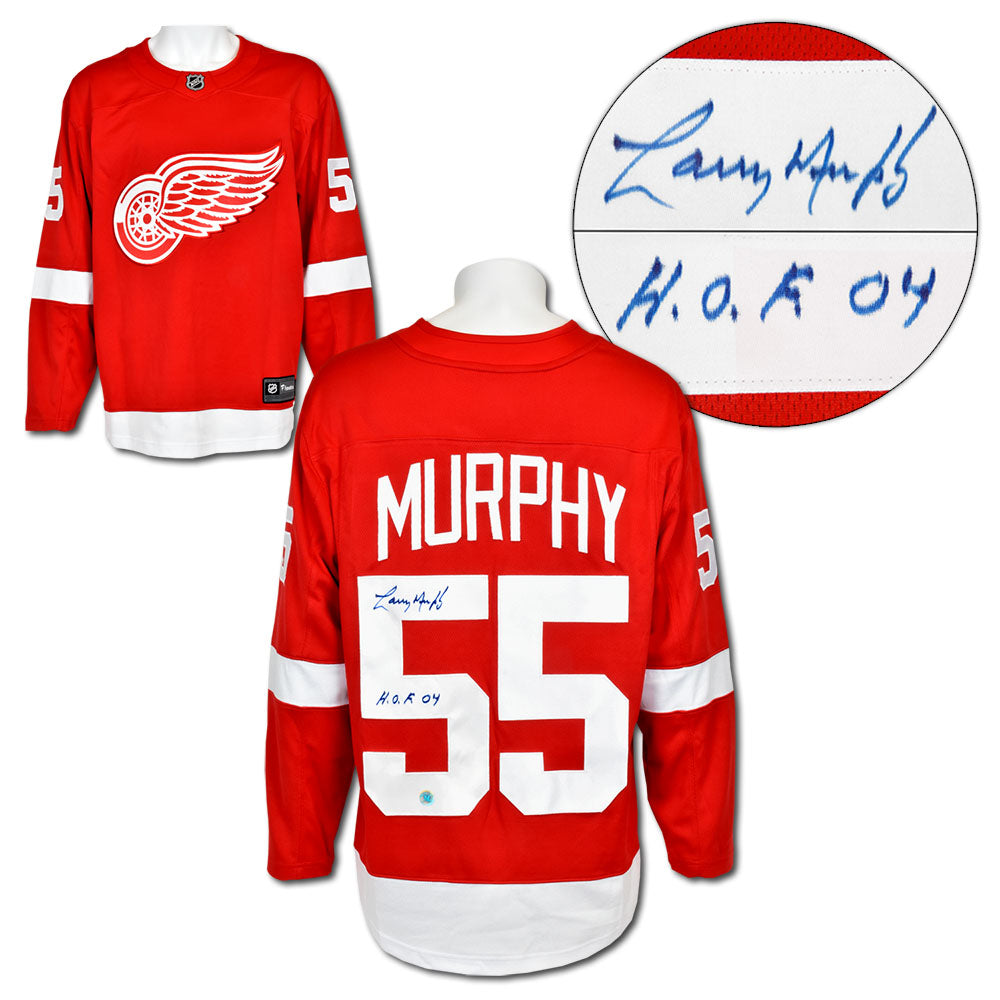 Larry Murphy Detroit Red Wings Signed Retro Fanatics Jersey | AJ Sports.