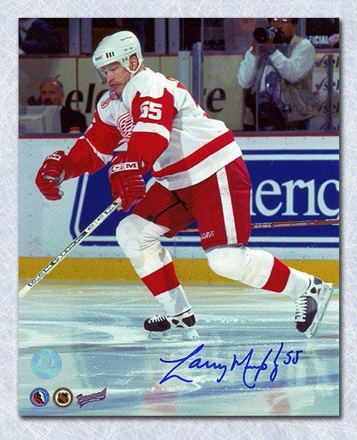 Larry Murphy Detroit Red Wings Signed Hockey 8x10 Photo | AJ Sports.