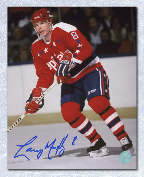 Larry Murphy Washington Capitals Signed Hockey 8x10 Photo | AJ Sports.