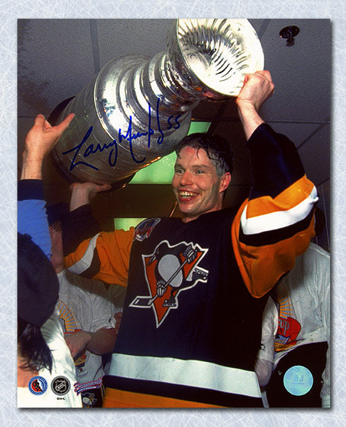 Larry Murphy Pittsburgh Penguins Autographed Stanley Cup 8x10 Photo | AJ Sports.