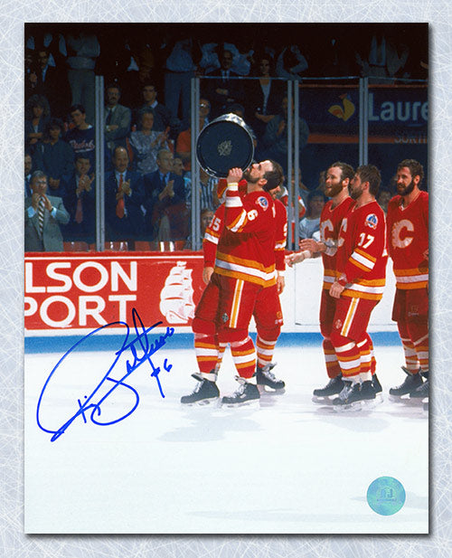 Ric Nattress Calgary Flames Autographed 8x10 Photo | AJ Sports.