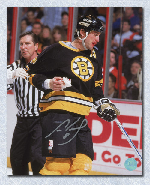 CAM NEELY Vancouver Canucks SIGNED 8x10 Rookie Photo