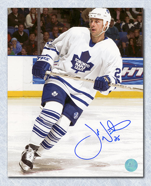 Joe Nieuwendyk Toronto Maple Leafs Autographed 8x10 Action Photo | AJ Sports.