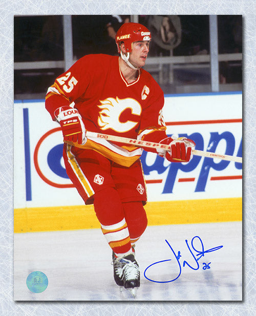 Joe Nieuwendyk Calgary Flames Autographed Captain 8x10 Photo | AJ Sports.