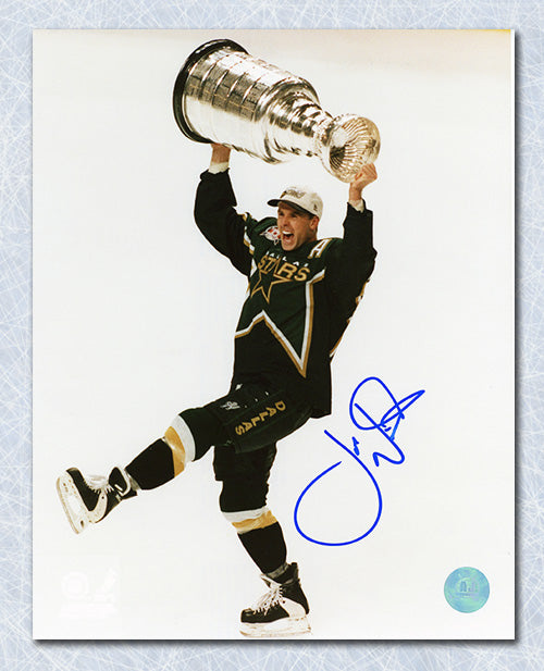 Joe Nieuwendyk Dallas Stars Autographed 1999 Stanley Cup 8x10 Photo | AJ Sports.