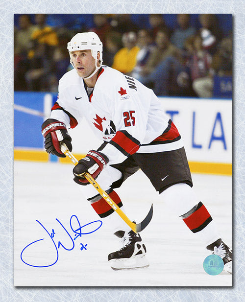 Joe Nieuwendyk Team Canada Autographed 2002 Olympic Hockey 8x10 Photo | AJ Sports.