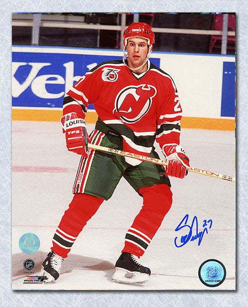 Scott Niedermayer New Jersey Devils Autographed Rookie 8x10 Photo | AJ Sports.