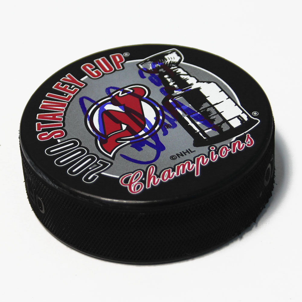 Scott Niedermayer New Jersey Devils Autographed 2000 Stanley Cup Puck | AJ Sports.
