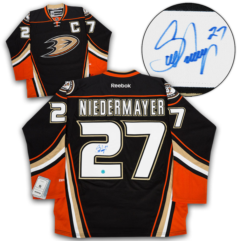 Scott Niedermayer Anaheim Ducks Autographed Reebok Jersey | AJ Sports.