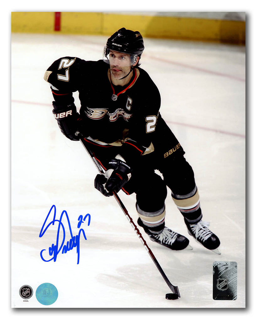Scott Niedermayer Anaheim Ducks Autographed Hockey Captain 8x10 Photo | AJ Sports.