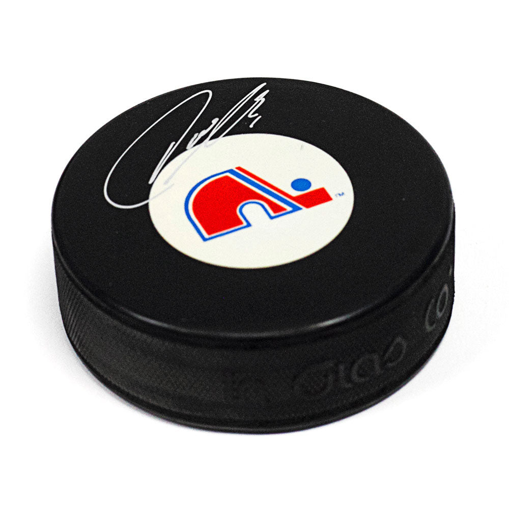 Owen Nolan Quebec Nordiques Autographed Hockey Puck | AJ Sports.