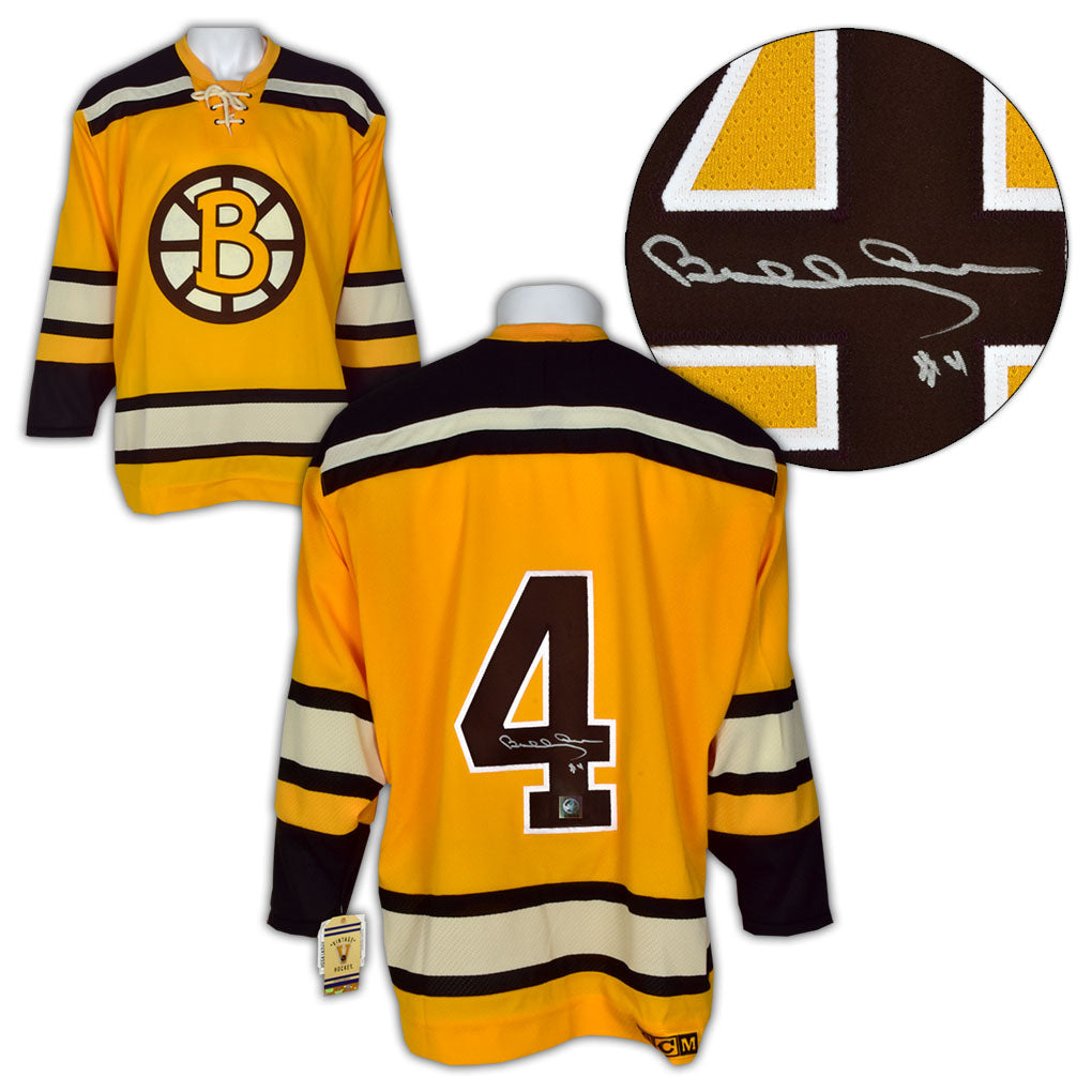 BOBBY ORR  Boston Bruins 1974 Away CCM Vintage NHL Hockey Jersey