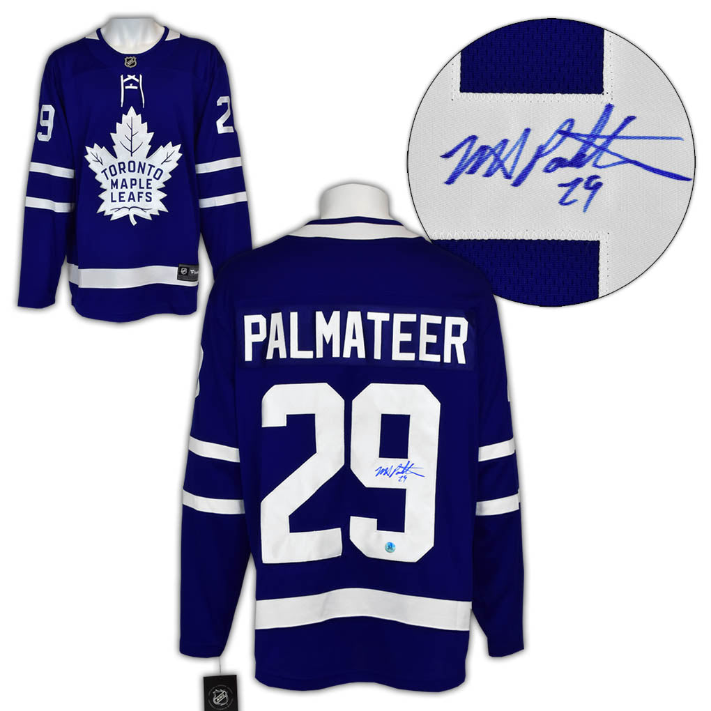 Mike Palmateer Toronto Maple Leafs Autographed Fanatics Jersey | AJ Sports.