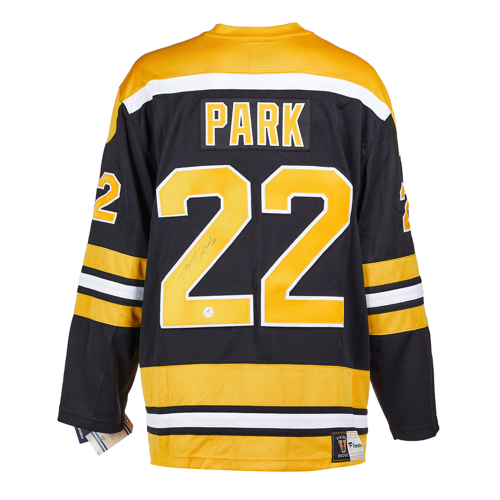 Brad Park Boston Bruins Signed Retro Fanatics Jersey | AJ Sports.